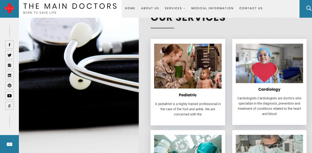 doctors website for sale