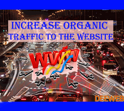 increase organic traffic to website