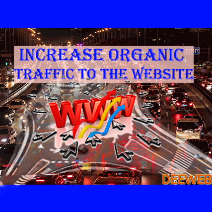 increase organic traffic to website