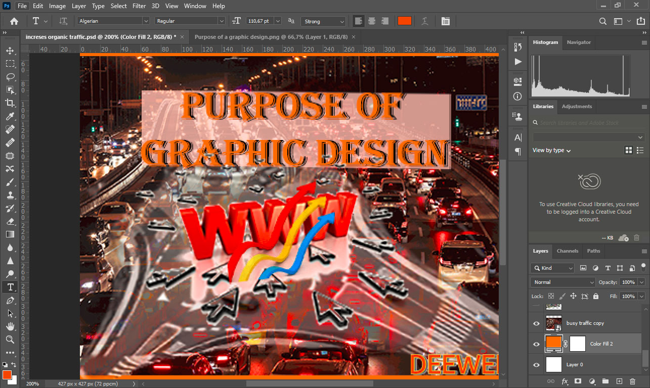 Importance of the graphic design
