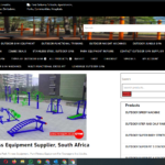 Gym Equipment Web Designer Johannesburg