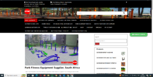 Gym Equipment Web Designer Johannesburg