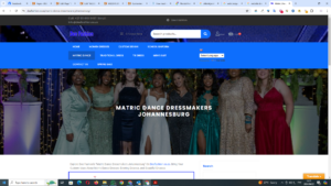 Sewing Business and tailors Website Designer Johannesburg South Africa