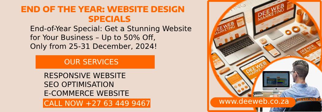 End-of-Year Special Offer: Website Design Services Johannesburg