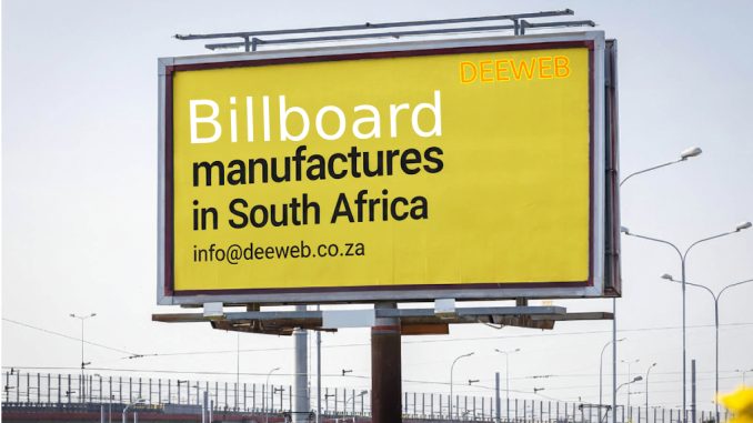 Street pole advertising boards for sale South Africa