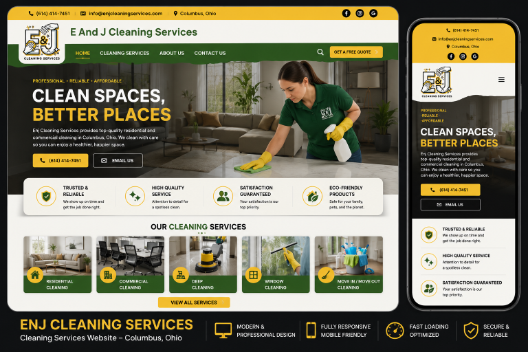E n J Cleaning Sdervices Deeweb Projects