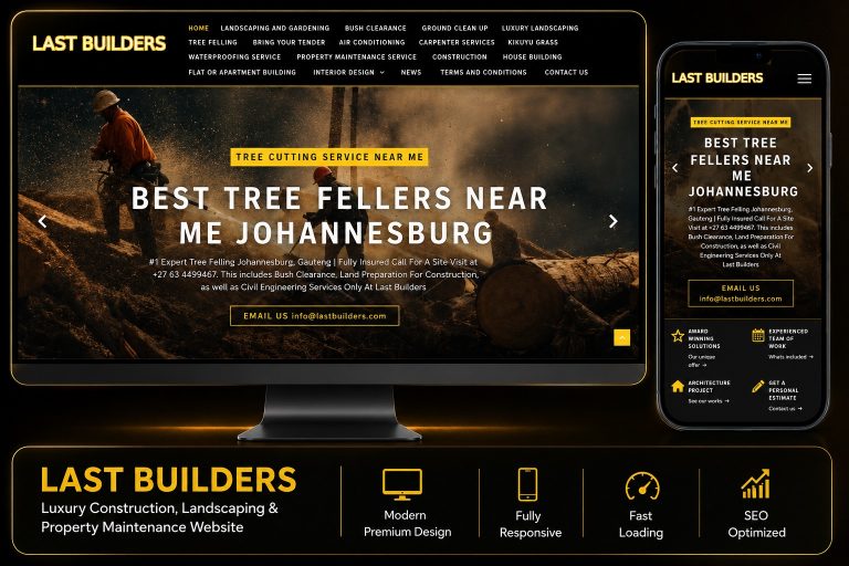 Last Builders - Luxury Landscaping and Construction Johannesburg South Africa - #1 SEO Optimized Highly Ranked Sites Web Designer South Africa